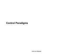 Control Paradigms