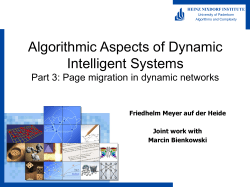 Page migration in dynamic networks