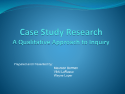 A Case Study *Campus Response to a Student Gunman*