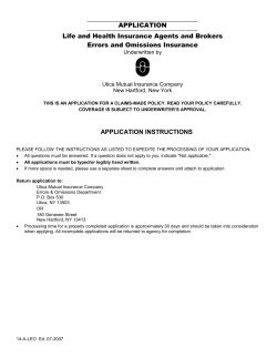 policy number