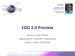 CDO Model Repository