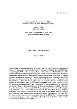 Stronger Risk Controls, Lower Risk: Evidence from US Bank