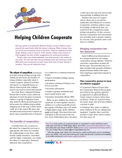 Helping Children Cooperate
