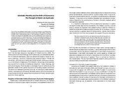 Scholastic Morality and the Birth of Economics