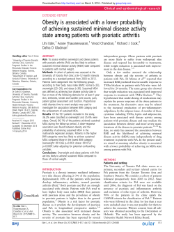 Obesity is associated with a lower probability of achieving sustained