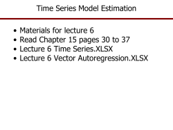 overhead - 06 Time Series Forecasting
