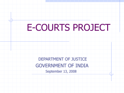 e-courts project - Rajasthan High Court