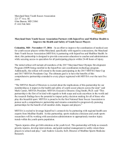 Maryland State Youth Soccer Association 221 5th