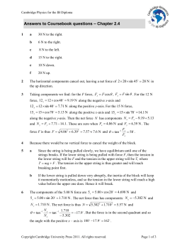Extension worksheet &ndash; Topic 6 - Cambridge Resources for the IB