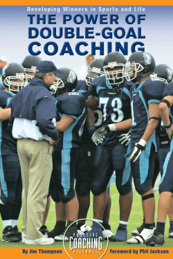 Power of Double-Goal Coaching - Balance Sports Publishing > Home