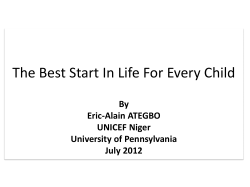 Eric-Alain Ategbo - University of Pennsylvania