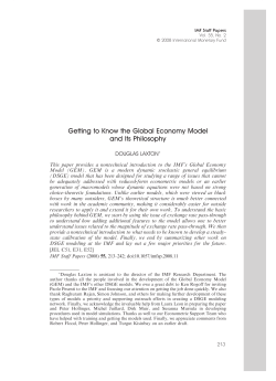 Getting to Know the Global Economy Model and Its Philosophy