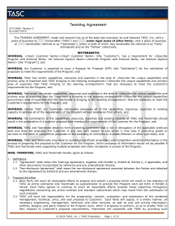 Disclosure of Conflicts of Interest and Certificate of