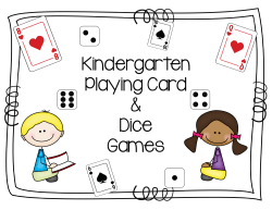 Playing Cards and Dice Games