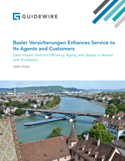 Basler Versicherungen Enhances Service to Its Agents and Customers