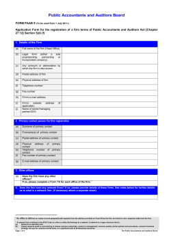 Public Accountants and Auditors Board