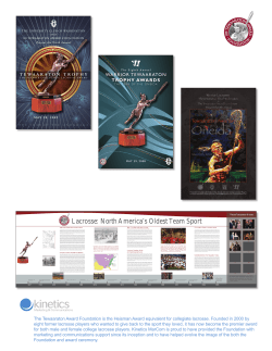 Lacrosse: North America`s Oldest Team Sport