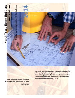 2014 North Texas Home Builders Association