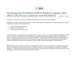 DD or RC (Rule 185) Process Guidelines with MnCHOICEDS