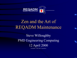 Admin Tutorial - REQADM Open Source Request Administration