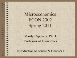 ECON 2301 Spring 2003