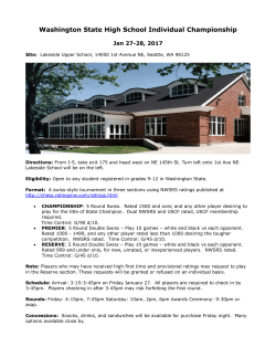 Washington State High School Individual Championship