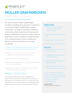 M&Uuml;LLER GRAFIKMEDIEN