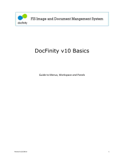 DocFinity Web Site - Office of the Corporate Controller