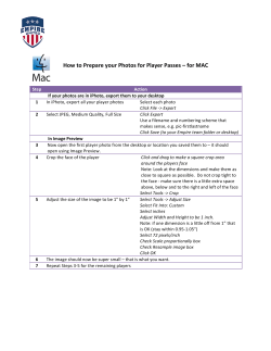 How to Prepare your Photos for Player Passes