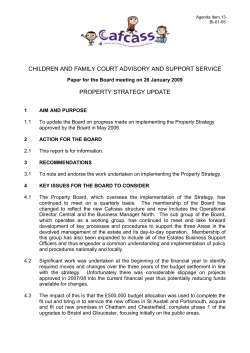 Baord Report - Property Strategy Report