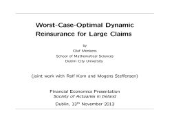 Worst-Case-Optimal Dynamic Reinsurance for Large Claims