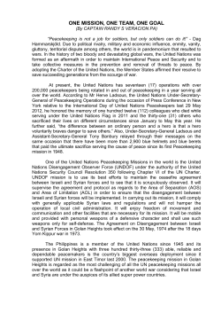 one mission, one team, one goal - Armed Forces of the Philippines