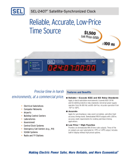Reliable, Accurate, Low-Price Time Source