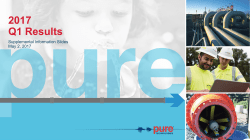 2017 Q1 Results - Pure Technologies