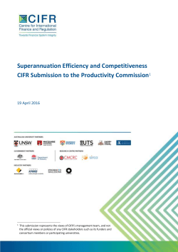 Centre for International Finance and Regulation (CIFR)