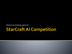StarCraft AI Competition