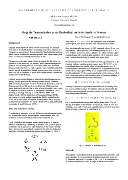 EuroMAC 9 Extended Abstract Template