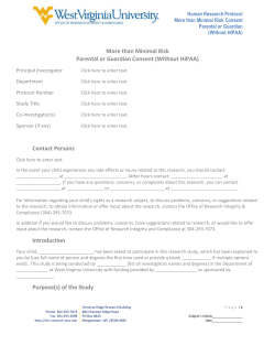 More than Minimal Risk without HIPAA