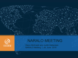 97% May 2016 NARALO Vote Part Three OUTREACH STRATEGY