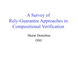 A Survey of Rely-Guarantee Approaches in Compositional Verification