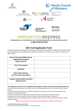 Attachment 2: MNT ERA-NET Project Summary