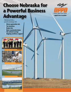 Choose Nebraska Brochure