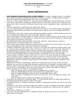 16. No player can sit 2 consecutive innings unless due to injury