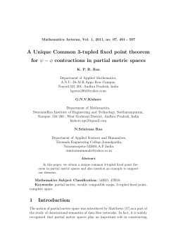 A Unique Common 3-tupled fixed point theorem for &psi; &minus; &phi;