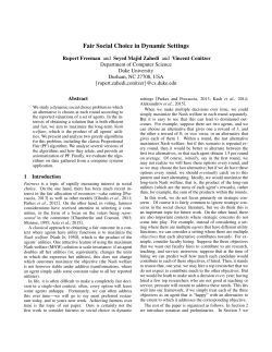 Fair Social Choice in Dynamic Settings