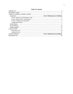 Hybrid Vehicle Design and Performance