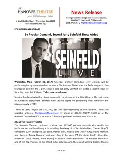 By Popular Demand, Second Jerry Seinfeld Show Added