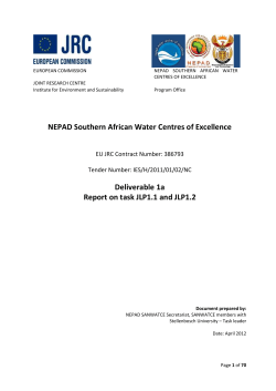 ANNEXURE II: Analysis of water related research in the SADC
