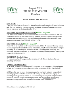 off-campus recruiting old rule