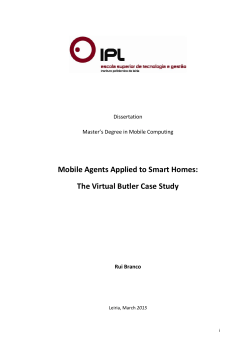 Mobile Agents Applied to Smart Homes: The Virtual - IC